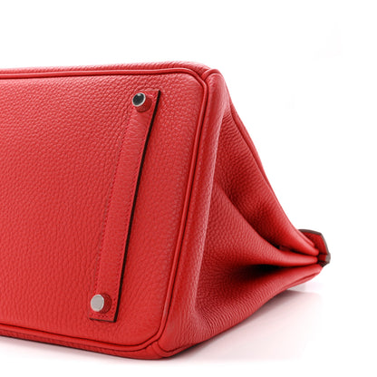 Hermes Togo BIRKIN 35 Rouge Casaque 10 of 11