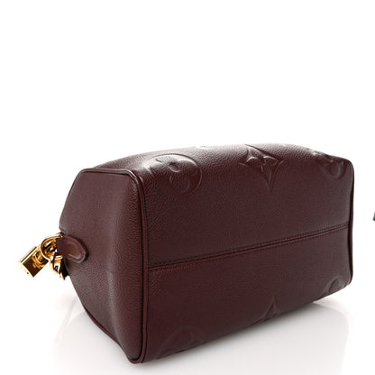 Louis Vuitton Empreinte Monogram Giant Speedy Bandouliere 25 Wine 4 of 9