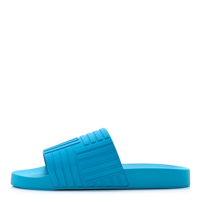 Bottega Veneta Rubber The Slider Sandals 41 Amalfi Blue 1 of 7