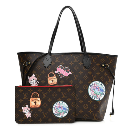 Louis Vuitton Monogram My LV World Tour Neverfull MM 1 of 9