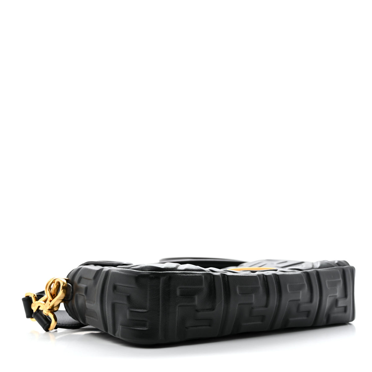 Nappa FF 1974 Embossed Baguette Black