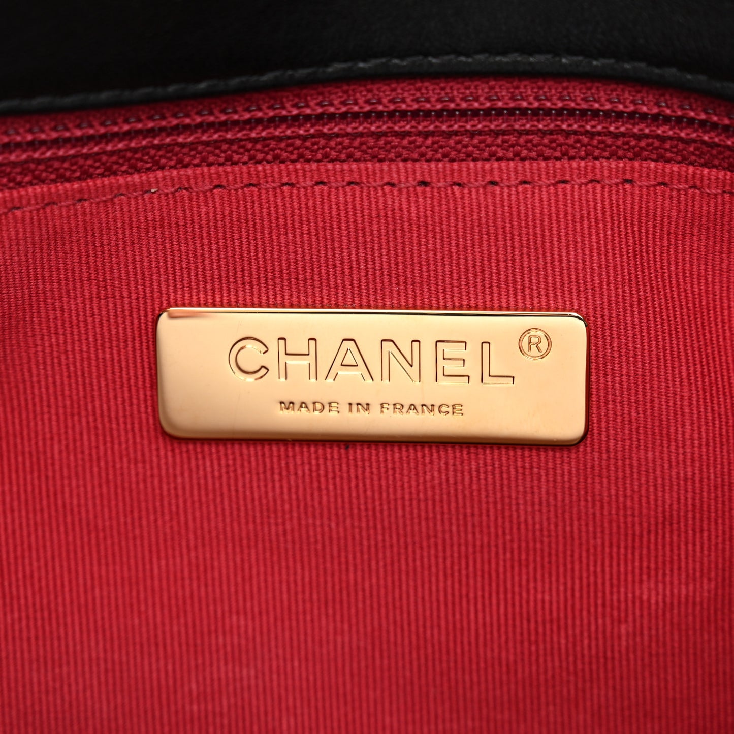 Lambskin Quilted Large Chanel 19 Flap Black