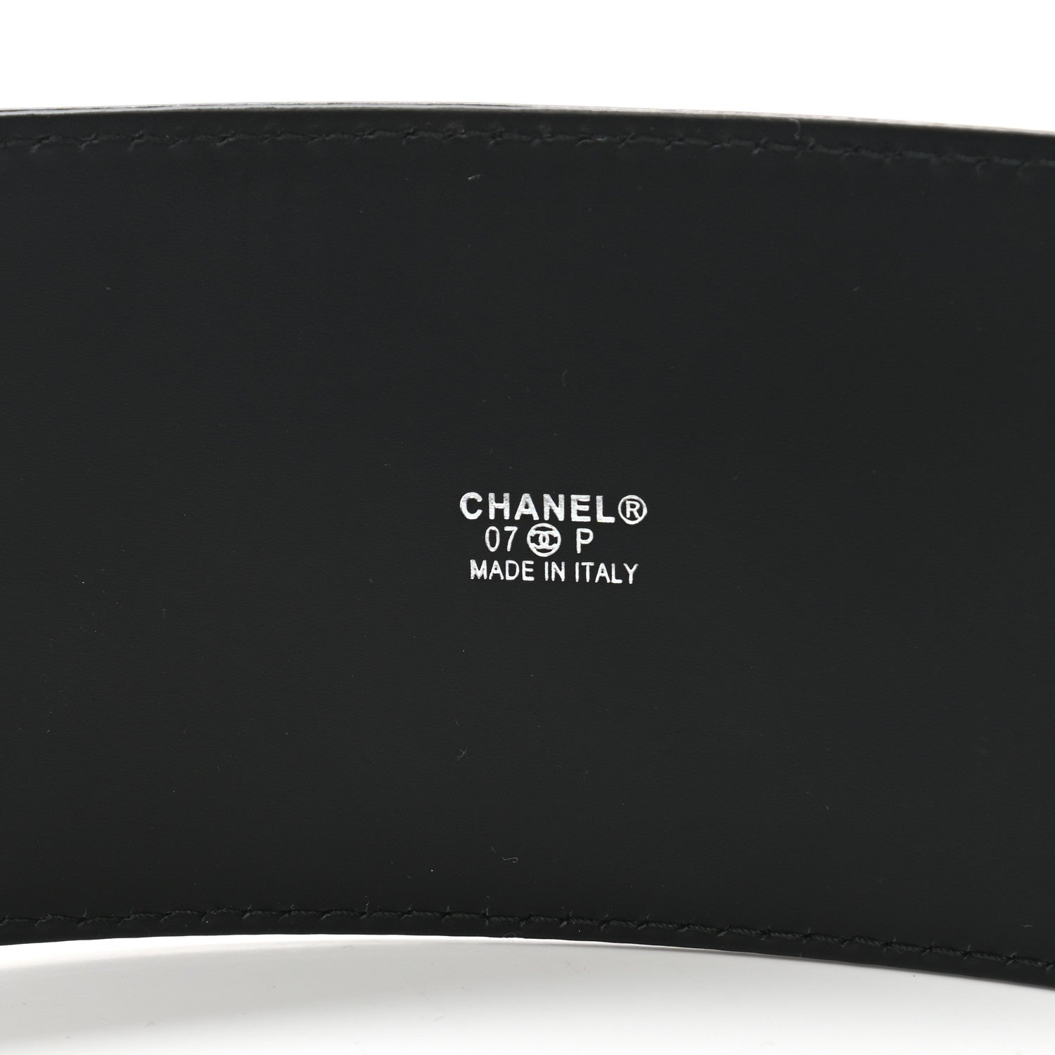 Chanel Patent CC Wide Belt 70 28 Black 3 of 9