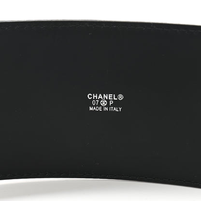 Chanel Patent CC Wide Belt 70 28 Black 3 of 9