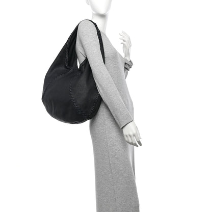 Bottega Veneta Cervo Deerskin Large Hobo Black 2 of 12