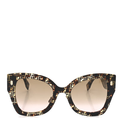 Fendi Acetate FF 53mm Sunglasses FF 0434/G/S Havana 2 of 6