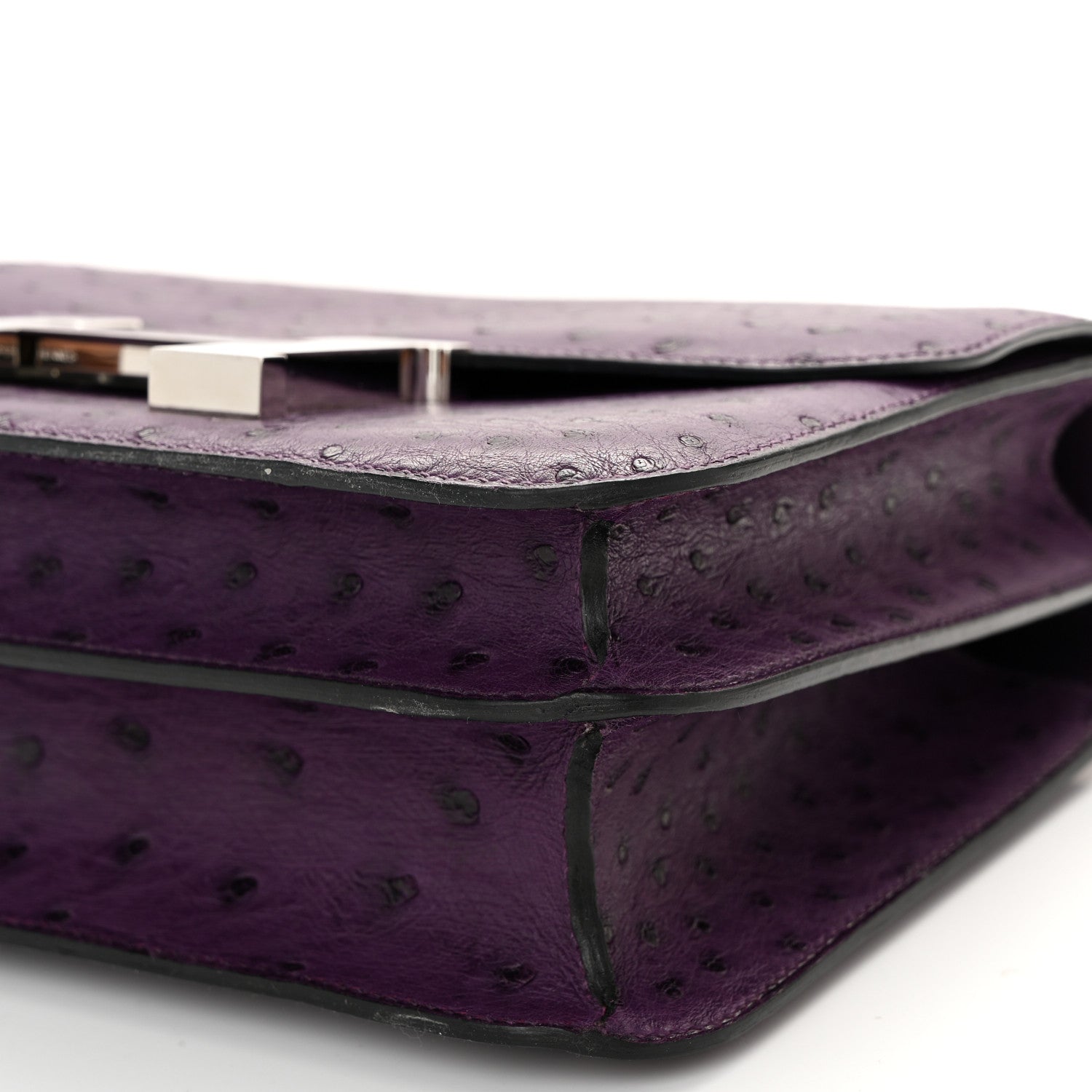 Hermes Ostrich Constance 24 Violine 10 of 11