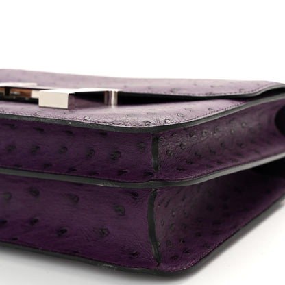 Hermes Ostrich Constance 24 Violine 10 of 11