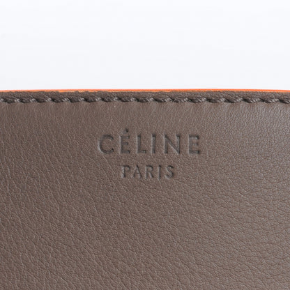 Celine Smooth Calfskin Large Phantom Luggage Grey Orange 6 of 9