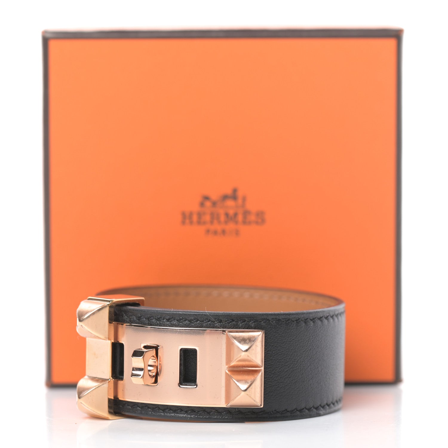 Hermes Swift Collier de Chien CDC 24 Bracelet T3 Black 7 of 7