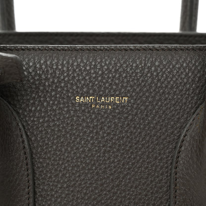 Saint Laurent Grained Calfskin Small Sac De Jour Charcoal 7 of 12