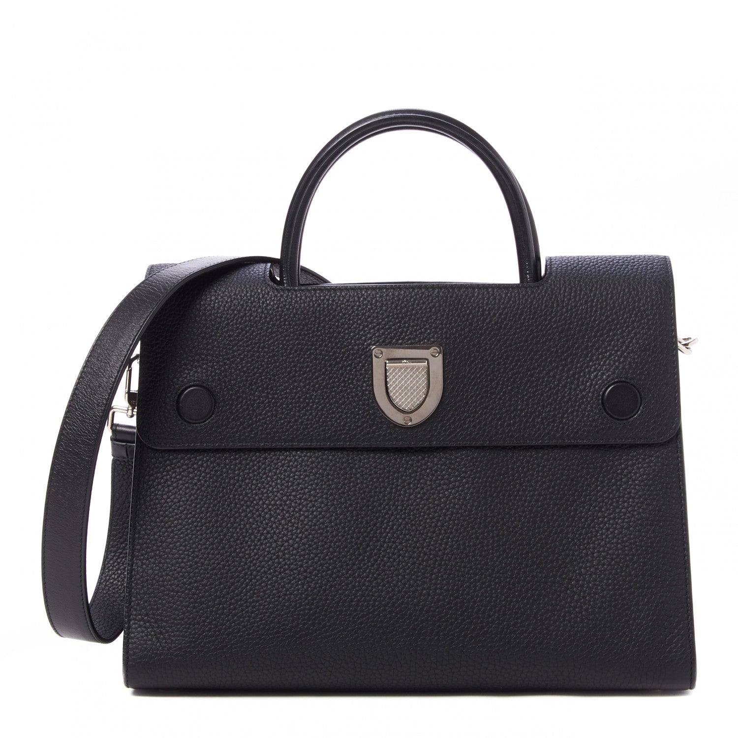 Christian Dior Bullcalf Medium Diorever Flap Black 1 of 9