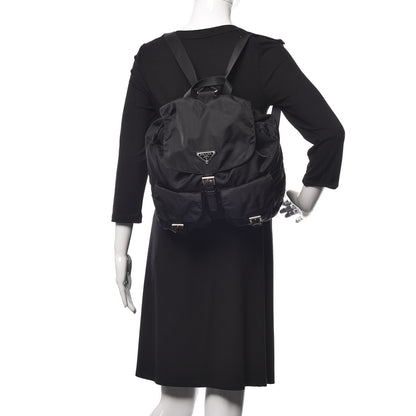 Prada Nylon Vela Medium Backpack Black 2 of 18