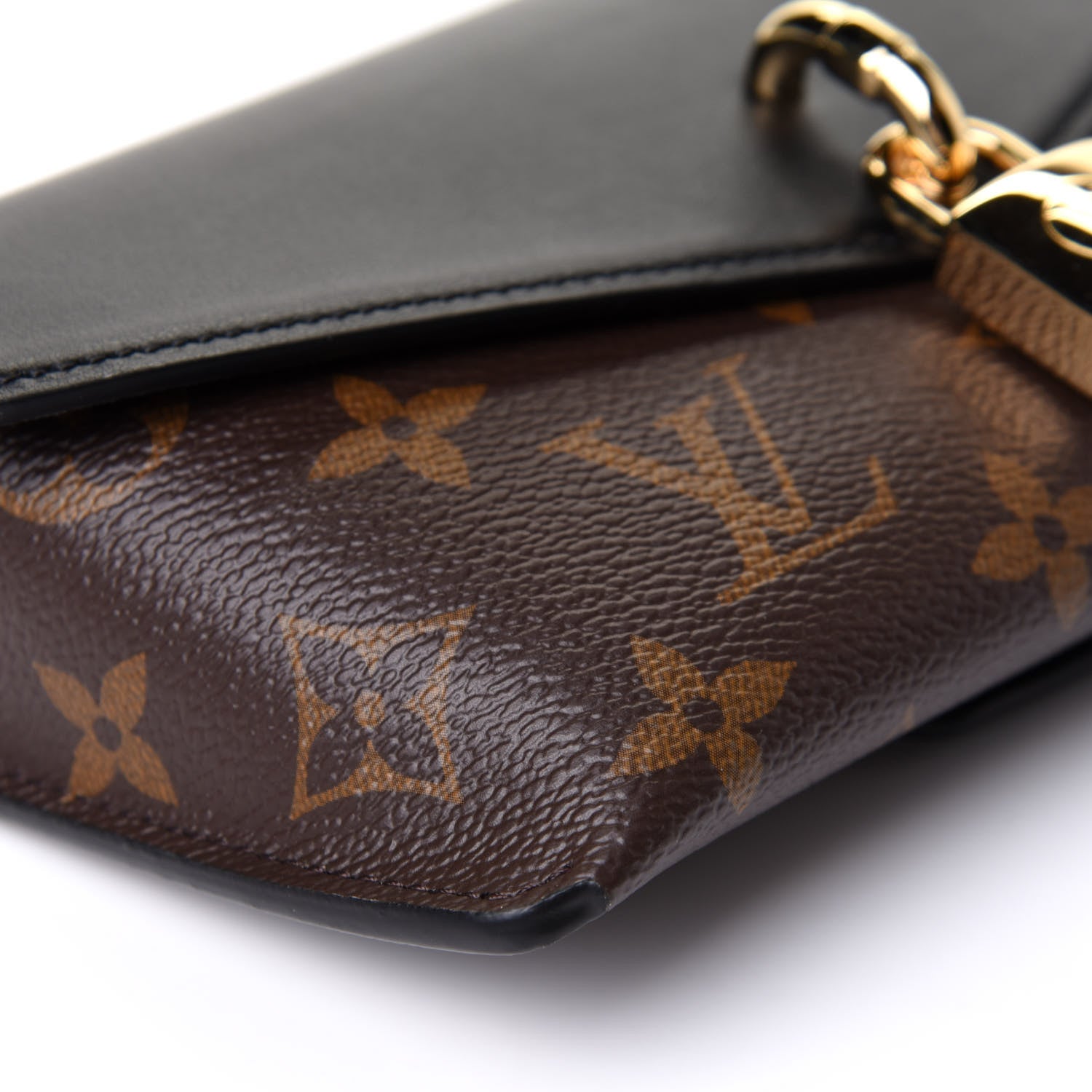 Louis Vuitton Monogram Padlock On Strap Black 7 of 10