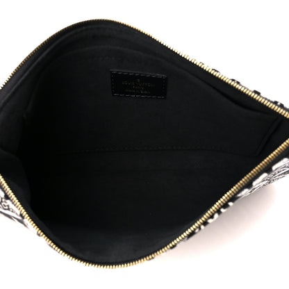 Louis Vuitton Jacquard Since 1854 Neverfull MM GM Pochette Grey 4 of 9