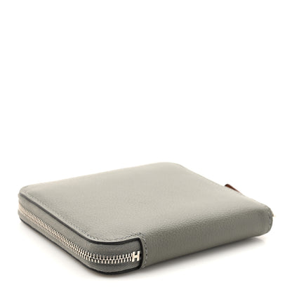 Hermes Evercolor Silk'In Compact Wallet Gris Meyer 4 of 9