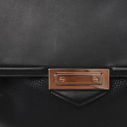 Alexander Wang Pebbled Calfskin Prisma Skeletal Backpack Black Rose Gold Hardware 10 of 10