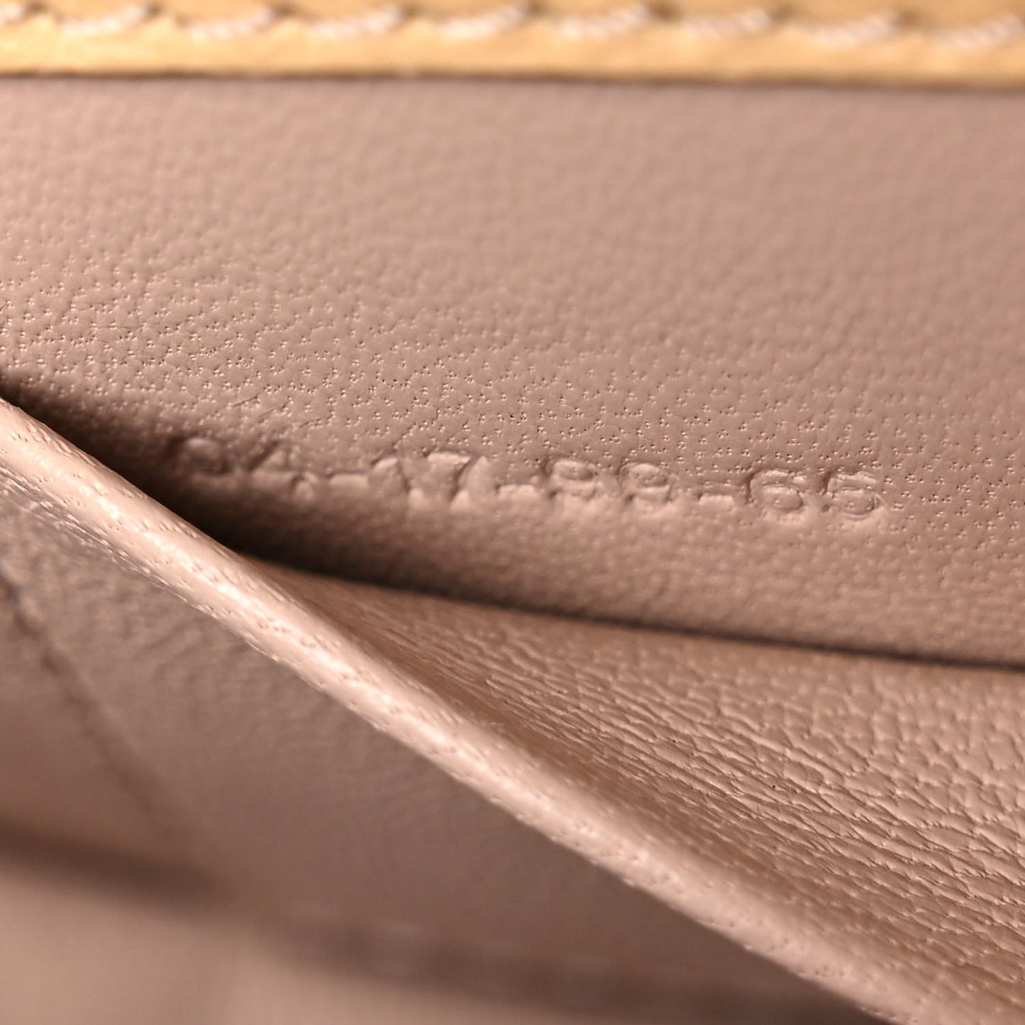 Calfskin Small Nile Bracelet Minaudiere Bag Subtle Yellow