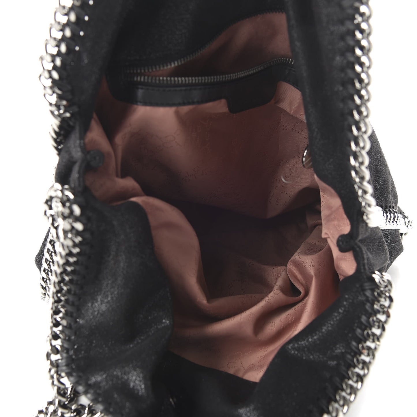 Shaggy Deer Falabella Fold Over Tote Black