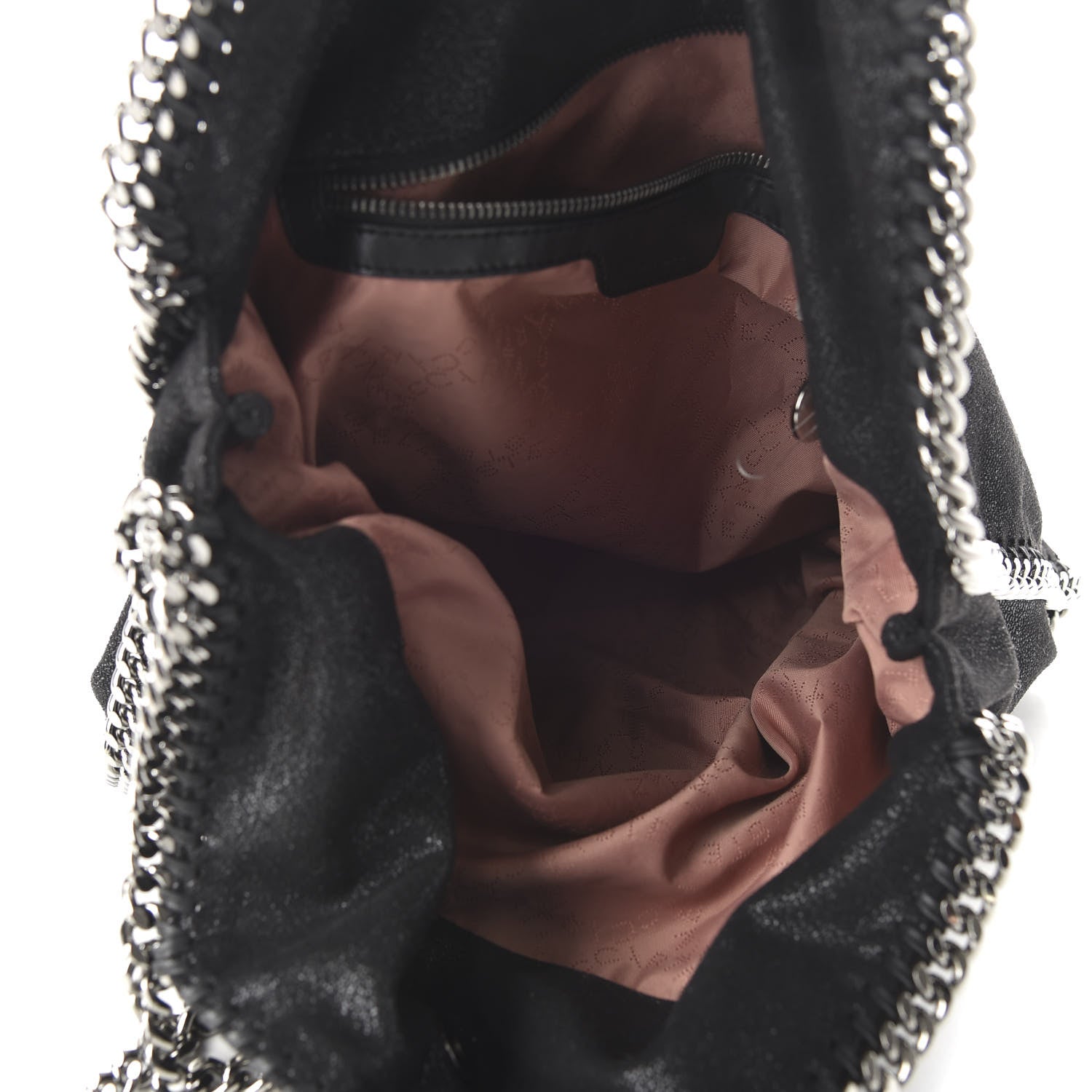 Stella McCartney Shaggy Deer Falabella Fold Over Tote Black 6 of 10