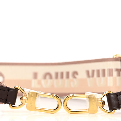 Louis Vuitton Jacquard Speedy Bandouliere 20 Shoulder Strap Beige Brown 3 of 3