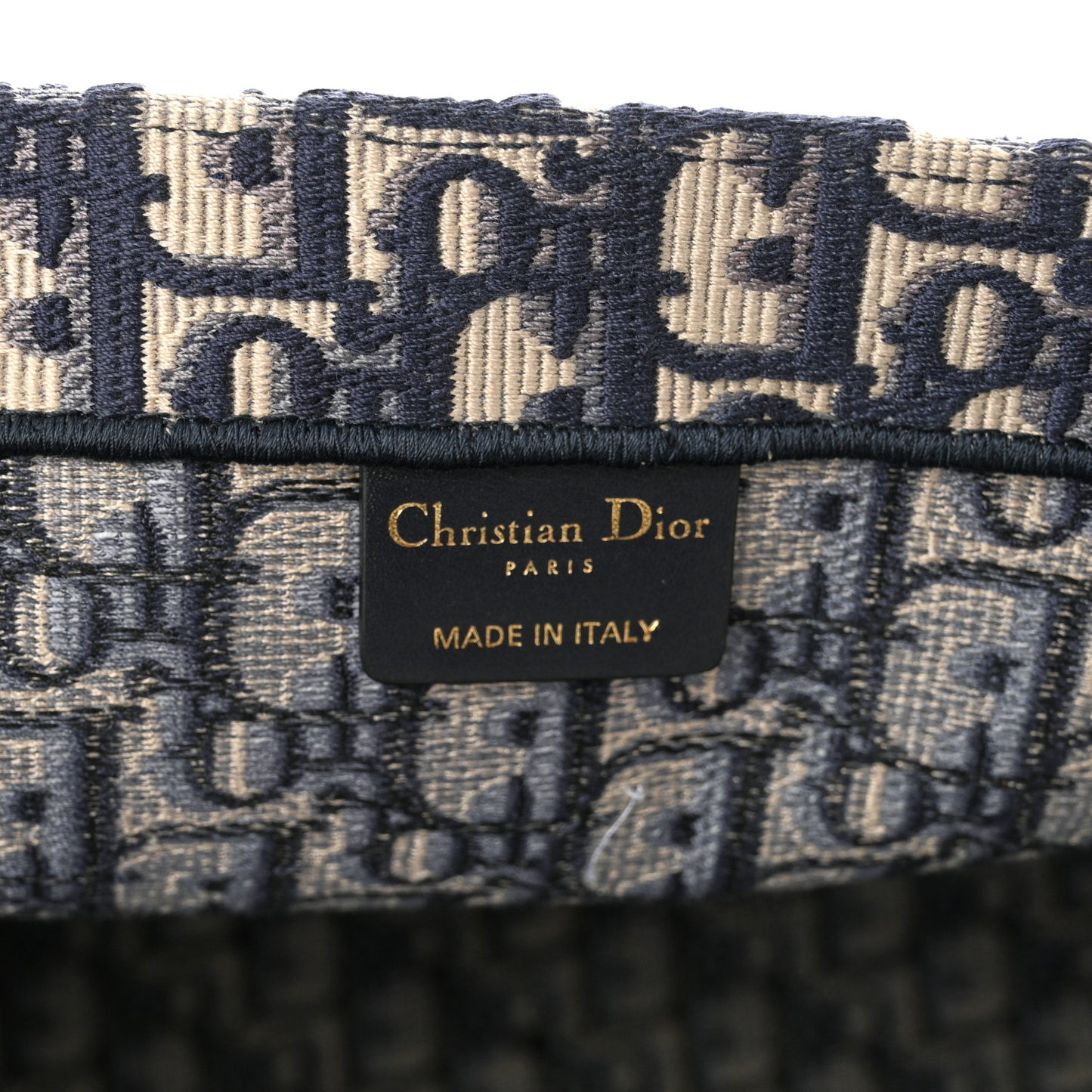 Oblique Large Book Tote Blue Multicolor