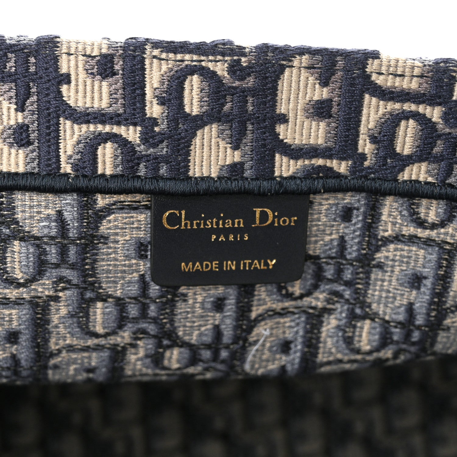 Christian Dior Oblique Large Book Tote Blue Multicolor 6 of 10