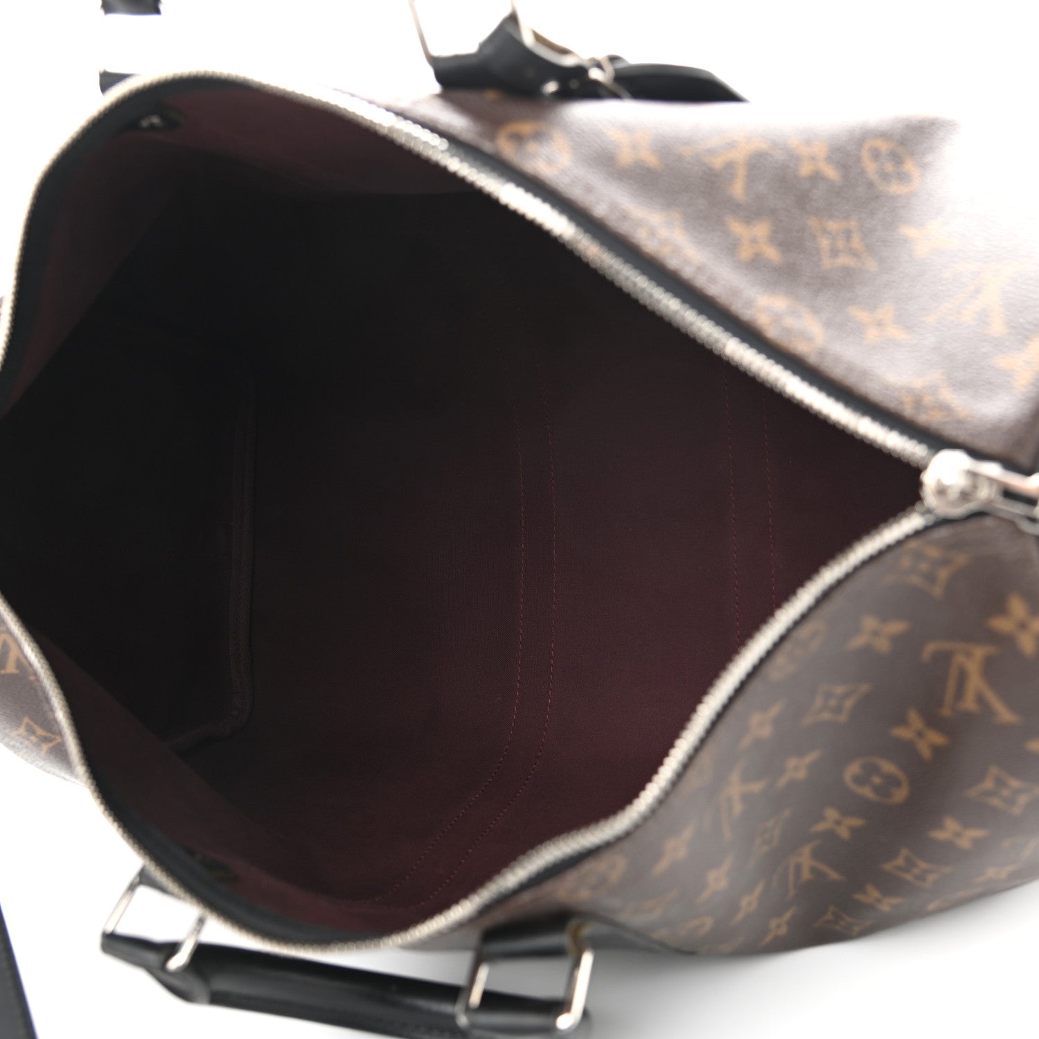 Louis Vuitton Monogram Macassar Keepall Bandouliere 45 5 of 11
