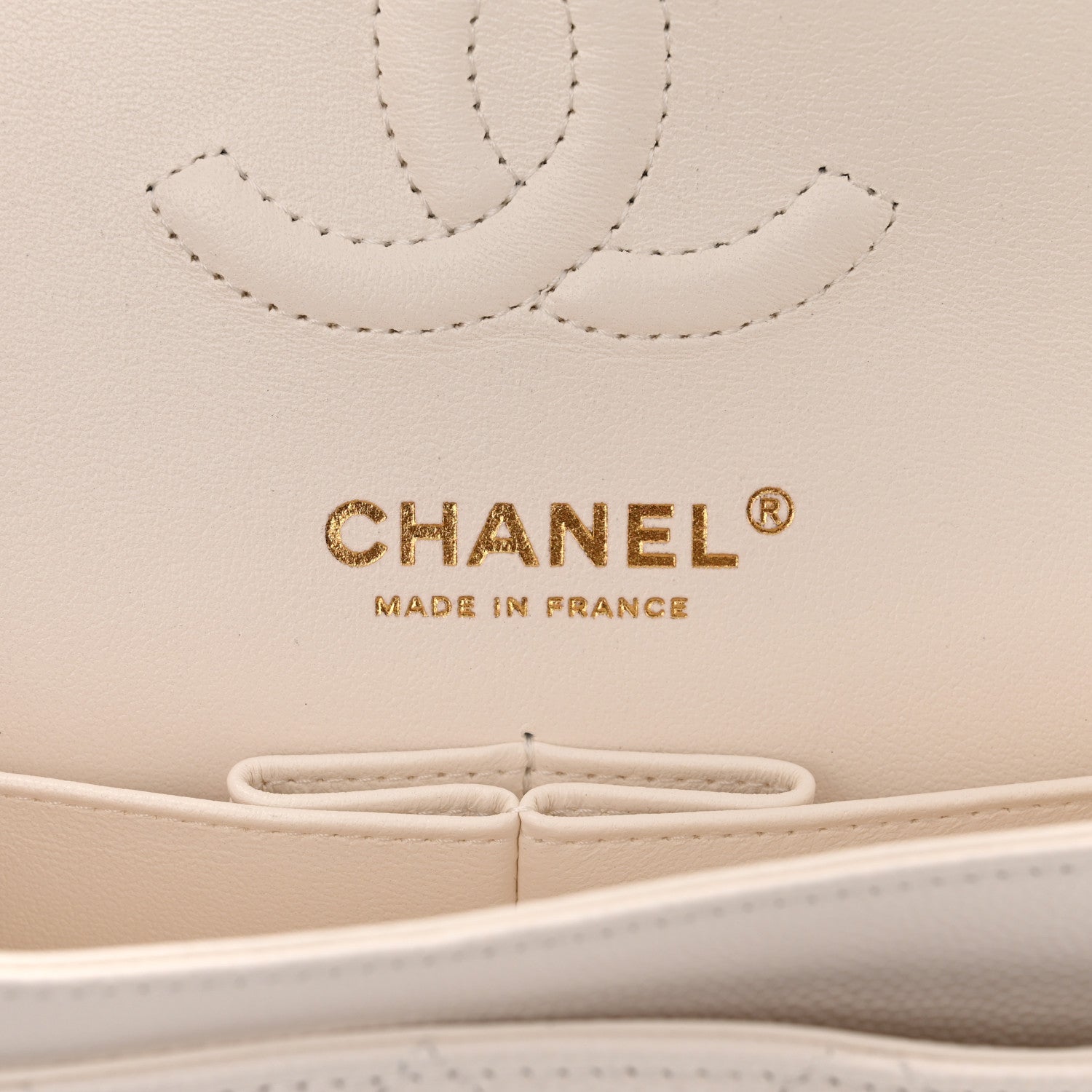 Chanel Caviar Quilted Small Double Flap White 6 of 11