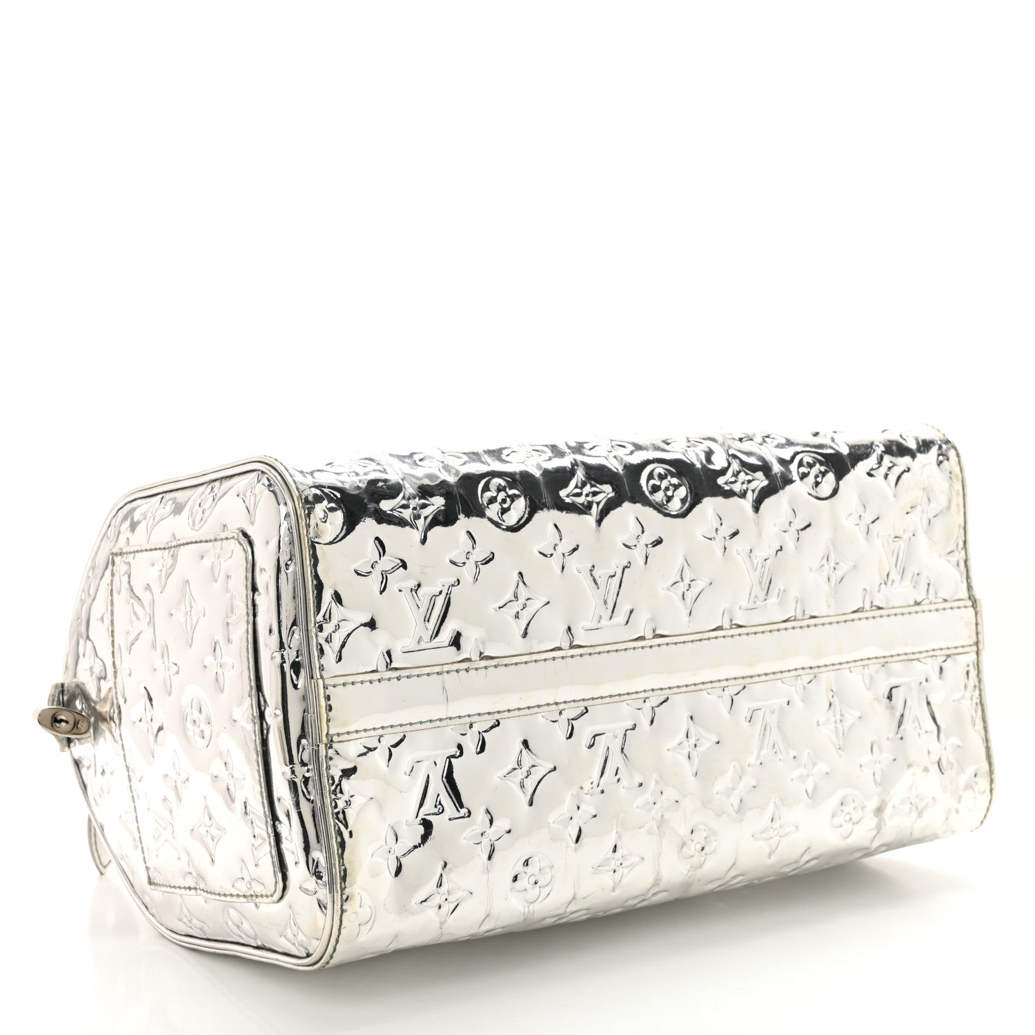 Louis Vuitton Monogram Miroir Speedy 30 Silver 4 of 14