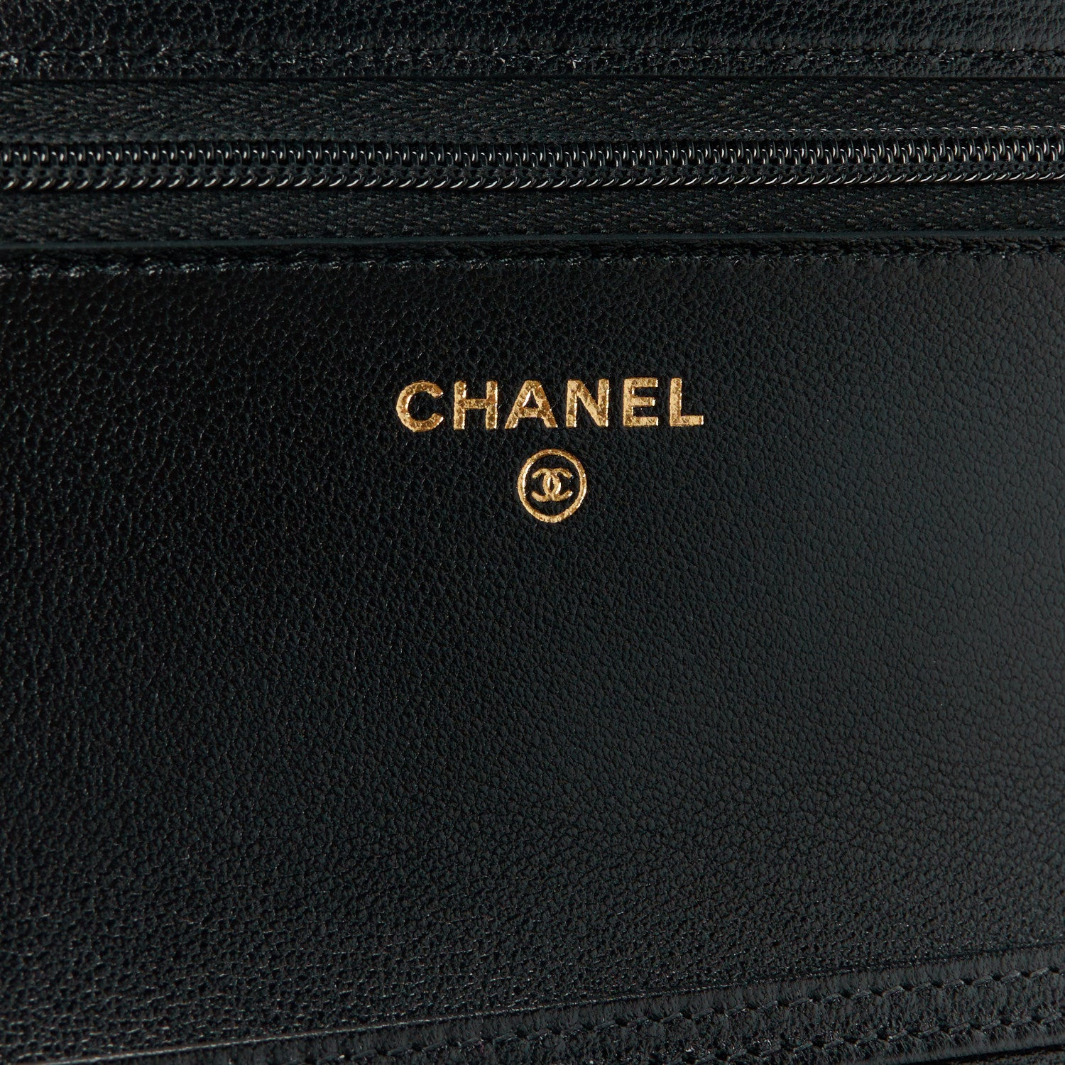 Chanel Lambskin Quilted CC Wallet On Chain WOC Black 6 of 13