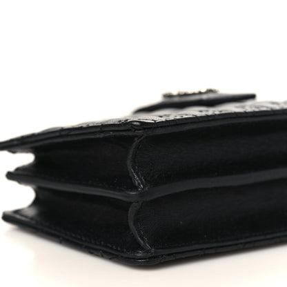 Versace Nappa Quilted Virtus Mini Shoulder Bag Black 6 of 8