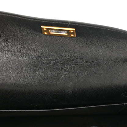Hermes Chevre Chandra Mini Kelly Sellier 20 Black 11 of 13