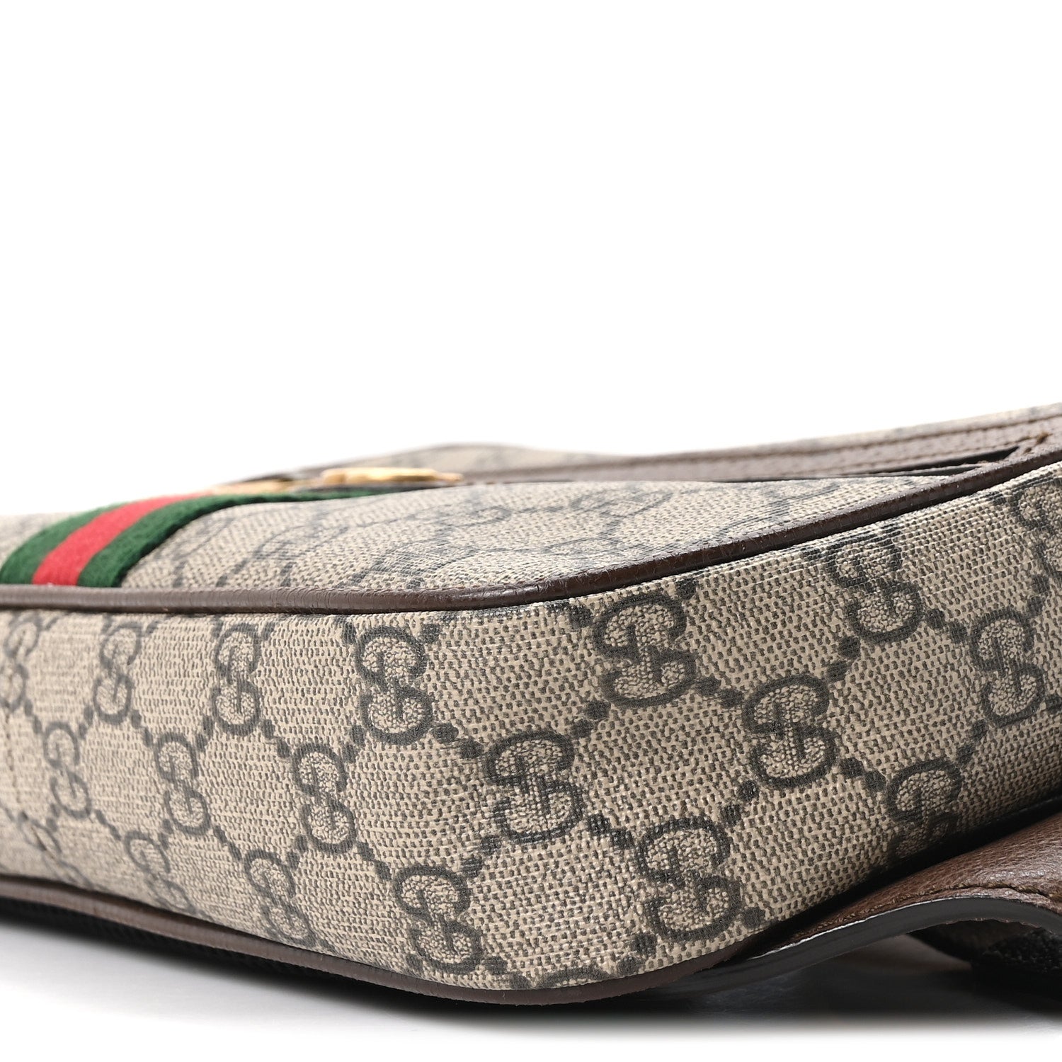 Gucci Soft GG Supreme Monogram Medium Ophidia Belt Bag Dark Brown 8 of 8