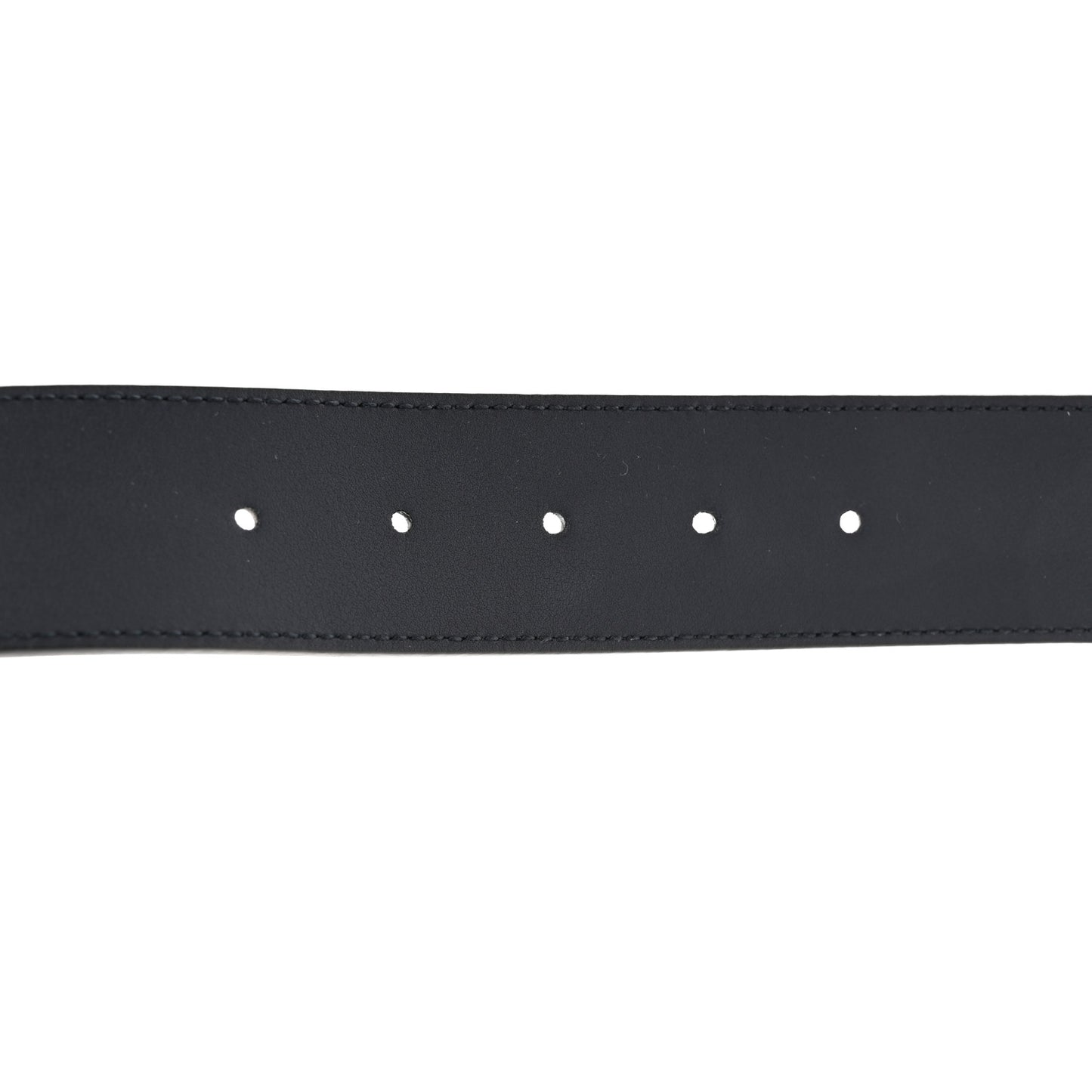Moon Calfskin Nickel Double G 40mm Belt 70 28 Blue