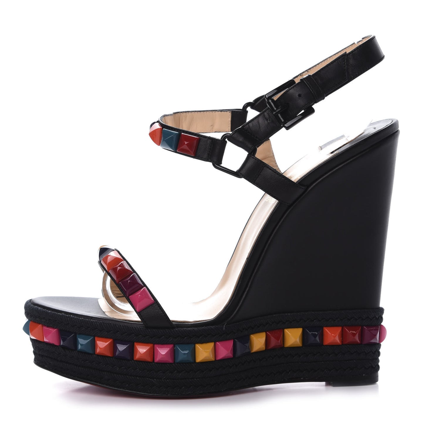 Nappa Cataclou 140 Wedge Sandals 40 Black