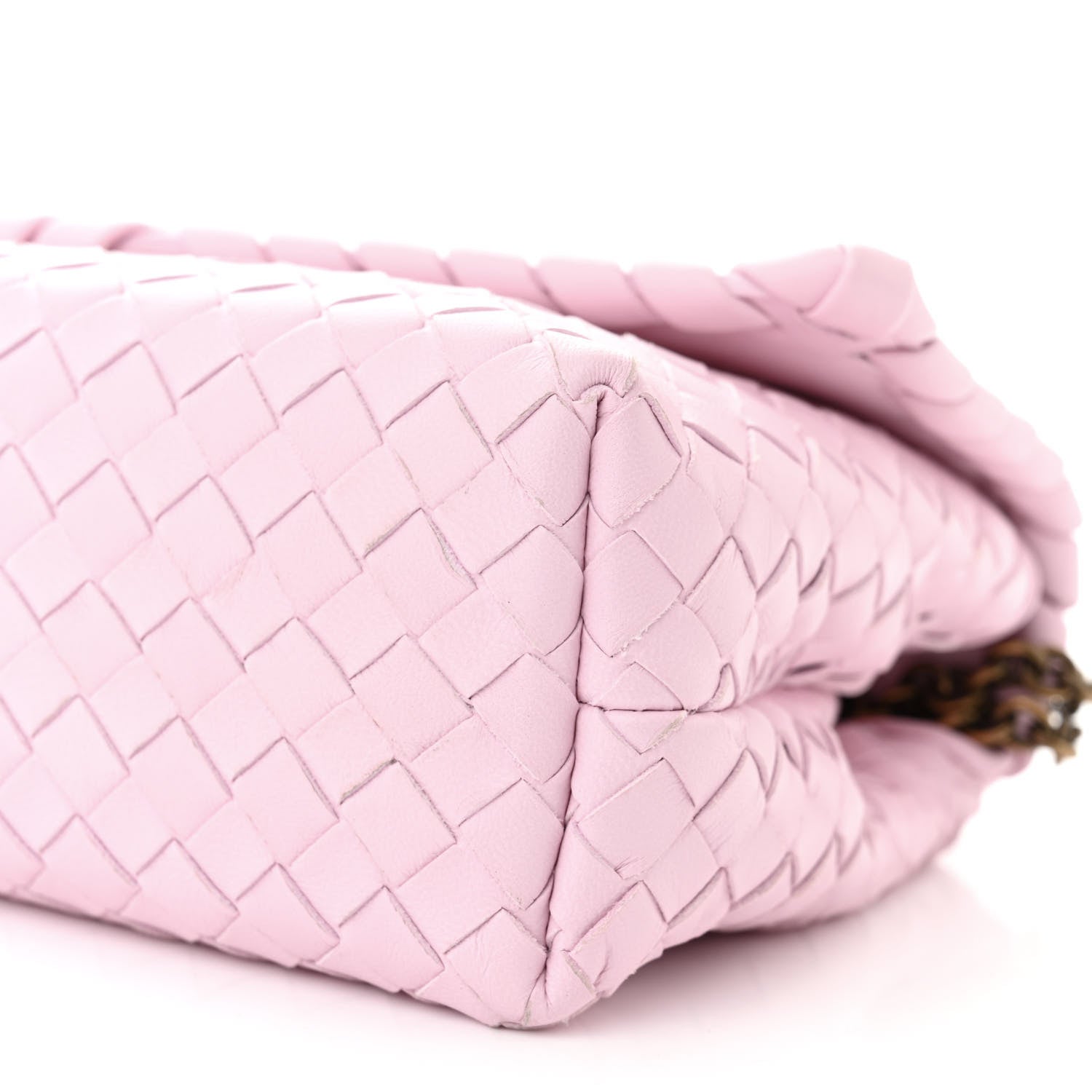 Bottega Veneta Nappa Intrecciato Baby Olimpia Shoulder Bag Dragee 9 of 9