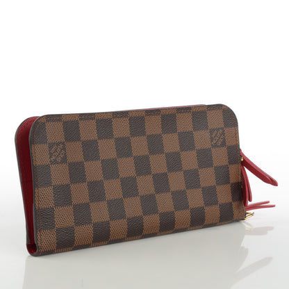 Louis Vuitton Damier Ebene Insolite Wallet Red 3 of 7