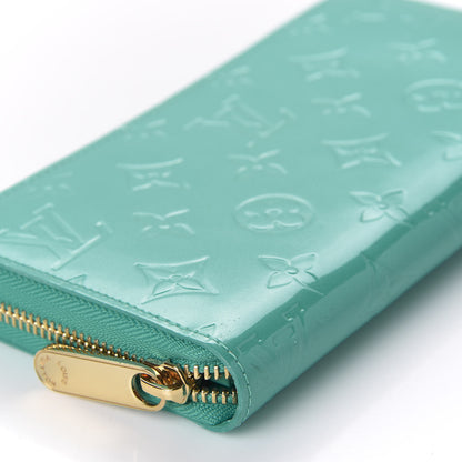 Louis Vuitton Vernis Zippy Wallet Blue Lagoon 6 of 9