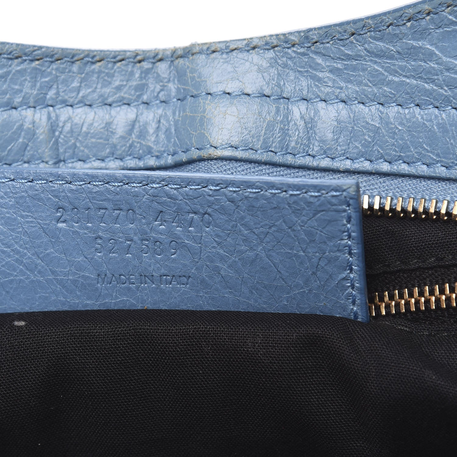 Balenciaga Agneau Giant 12 Rose Gold Hardware City Bleu Indigo 7 of 14