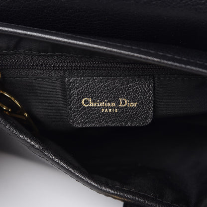 Christian Dior Calfskin Saddle Bag Black 6 of 10