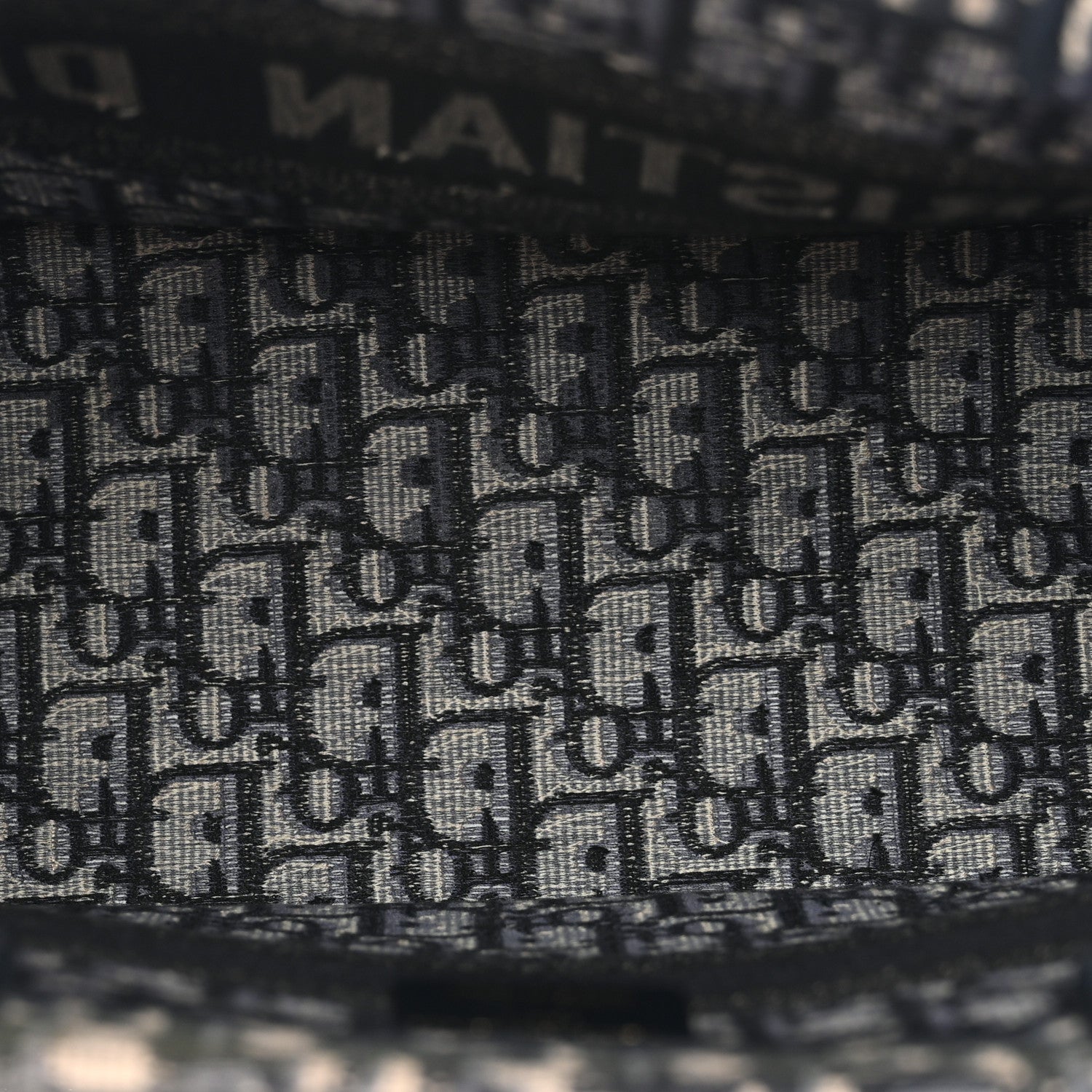 Christian Dior Oblique Medium Book Tote Blue Multicolor 5 of 14