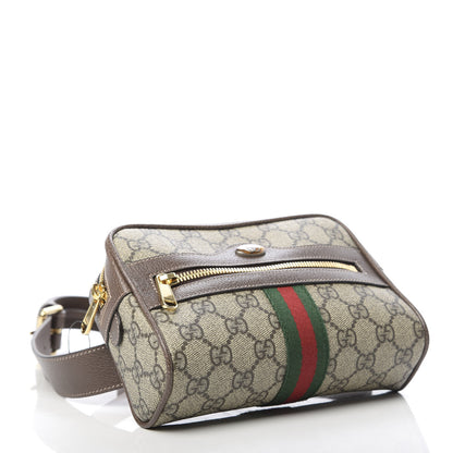 Gucci GG Supreme Monogram Web Small Ophidia Belt Bag 95 38 Dark Brown 4 of 10