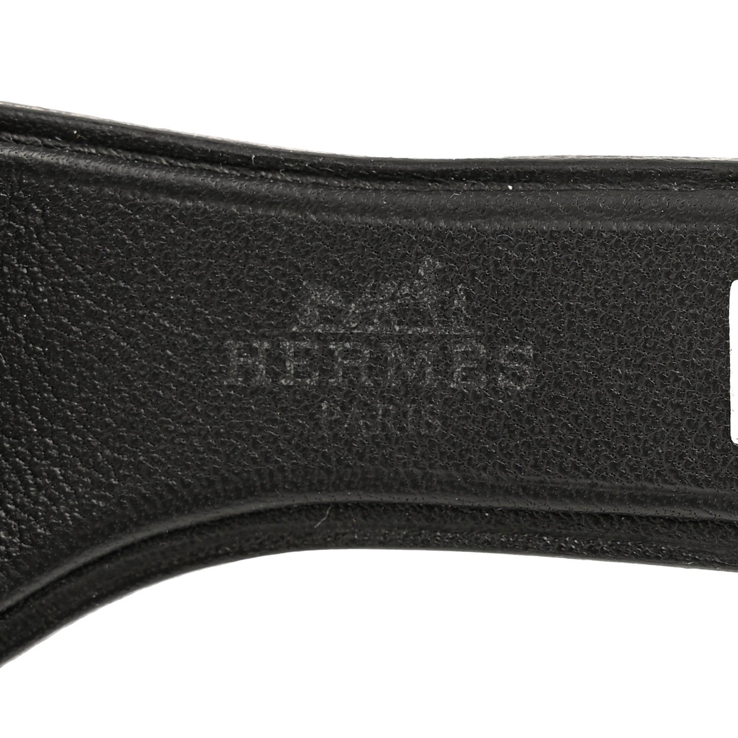 Hermes Epsom Butler Calfskin Hunter Monochrome Oran Nano Bag Charm Black 3 of 3