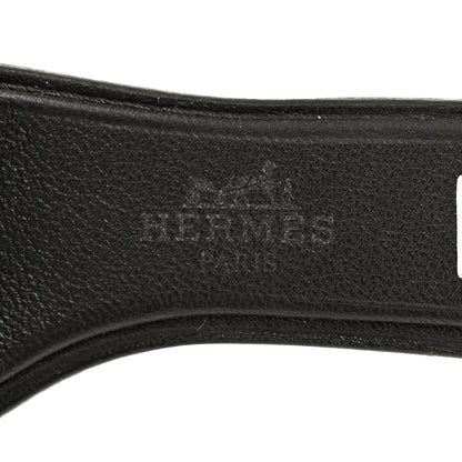 Hermes Epsom Butler Calfskin Hunter Monochrome Oran Nano Bag Charm Black 3 of 3