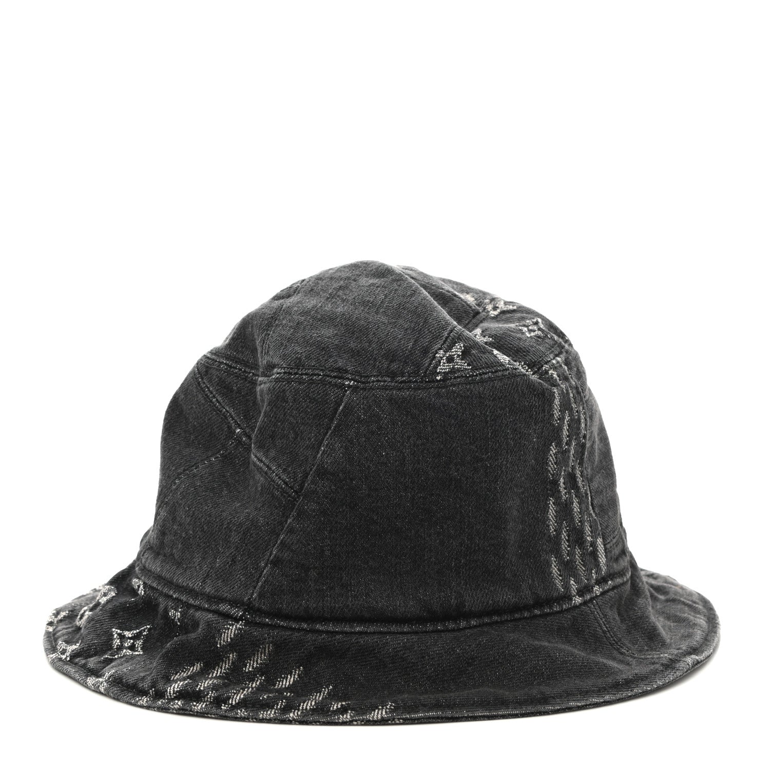 Louis Vuitton x NIGO Monogram Giant Denim Giant Damier Wave Sun Hat Gray 1 of 9