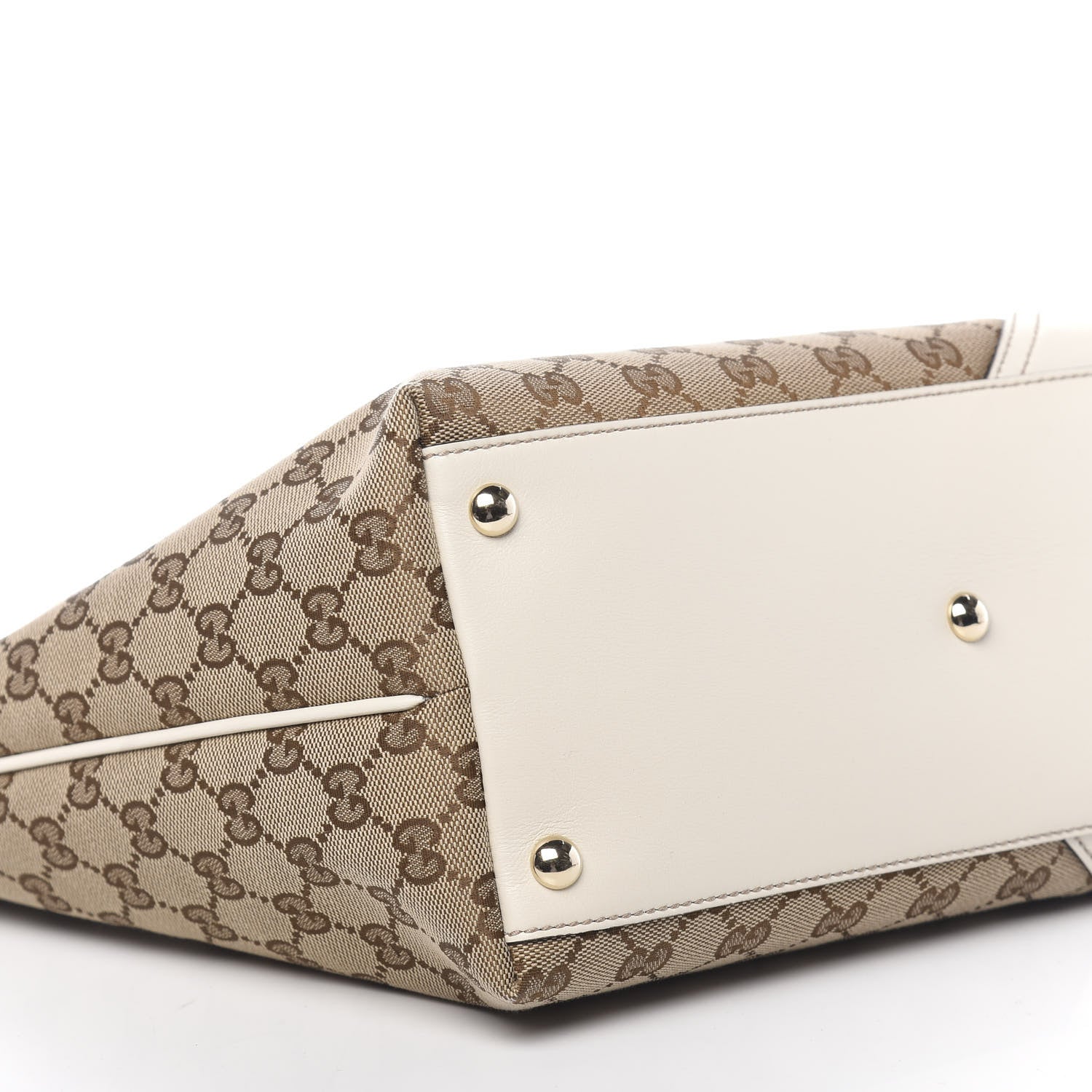 Gucci Monogram Medium New Britt Tote Off White 8 of 10