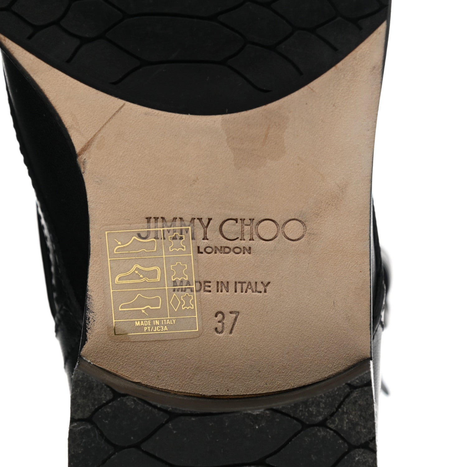 Jimmy Choo Grainy Calfskin Dalston Boots 37 Black 6 of 7