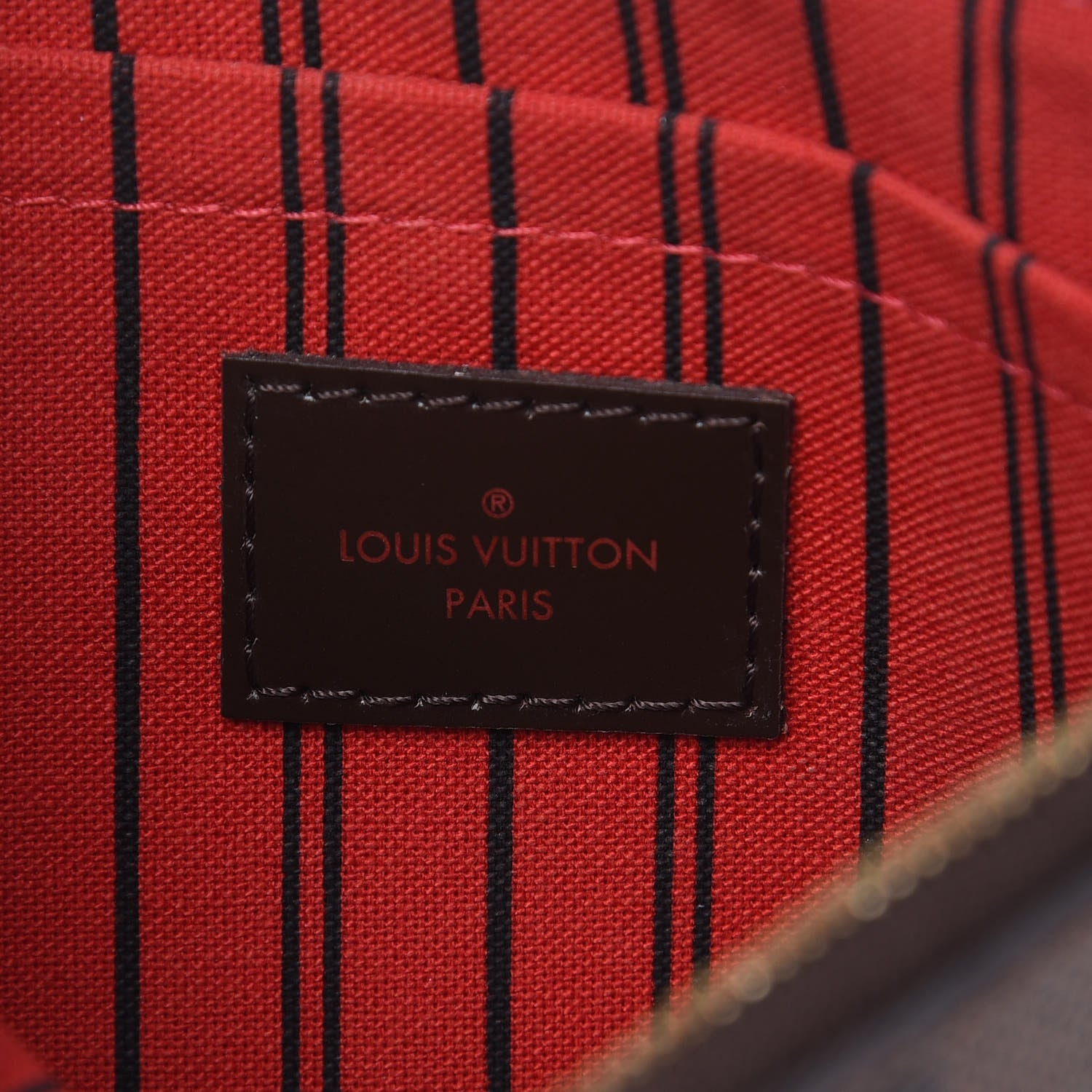 Louis Vuitton Damier Ebene Neverfull MM GM Pochette 6 of 7