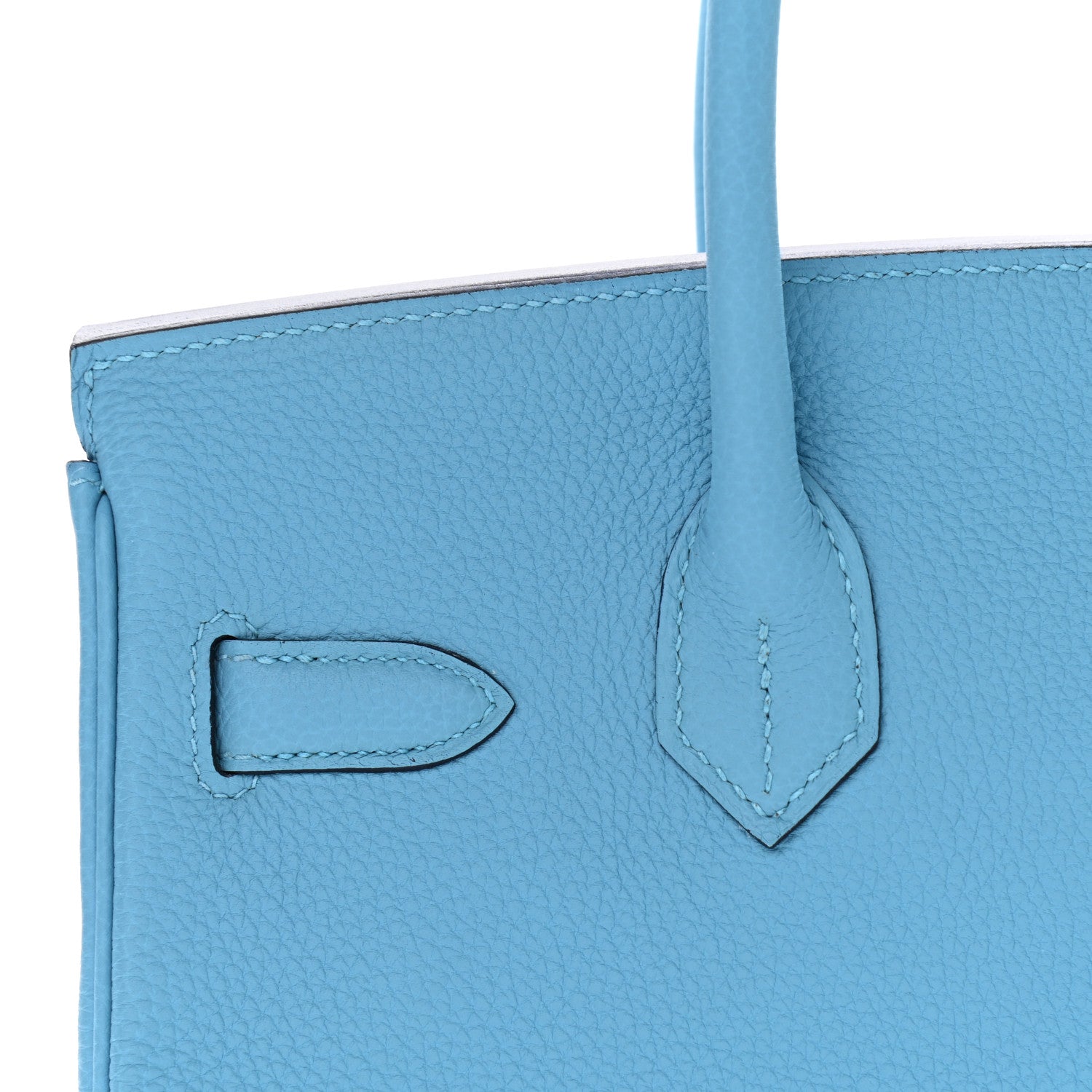 Hermes Togo Birkin 30 Blue Du Nord 8 of 31